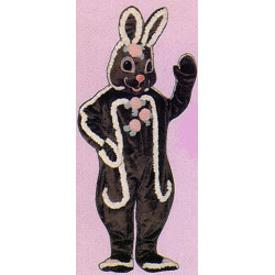 Chocolate Bunny Mascot Costume #1109-Z