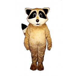 Tan Robbie Raccoon Mascot Costume #1327T-Z 