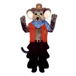 Wyatt Cowboy Rat Mascot Costume #1823DD-Z 