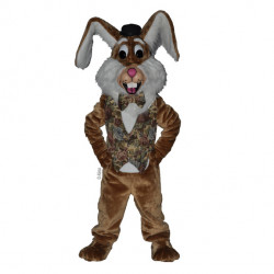 Harvey Rabbit Mascot Costume With Clothes 83