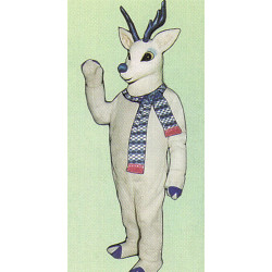 Mascot costume #3108A-Z Snow Deer w/Scarf