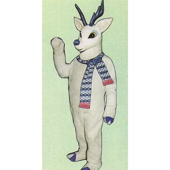 Mascot costume #3108A-Z Snow Deer w/Scarf