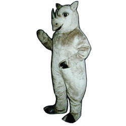 Realistic Rhinoceros Mascot Costume #1617-Z 