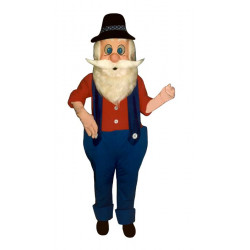 Hillbilly Harold Mascot Costume #17DD-Z 