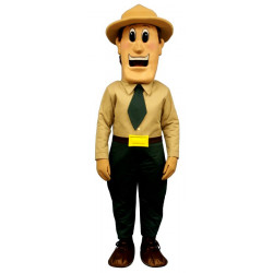 Warden Walt Mascot Costume #51DD-Z 