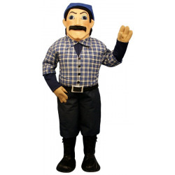 Timber Jack Mascot Costume #57DD-Z 