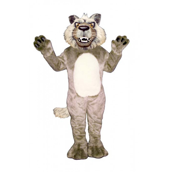 Growling Wolf Mascot costume #1339-Z 